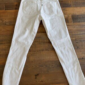 Levi's 711 White Skinny Jeans